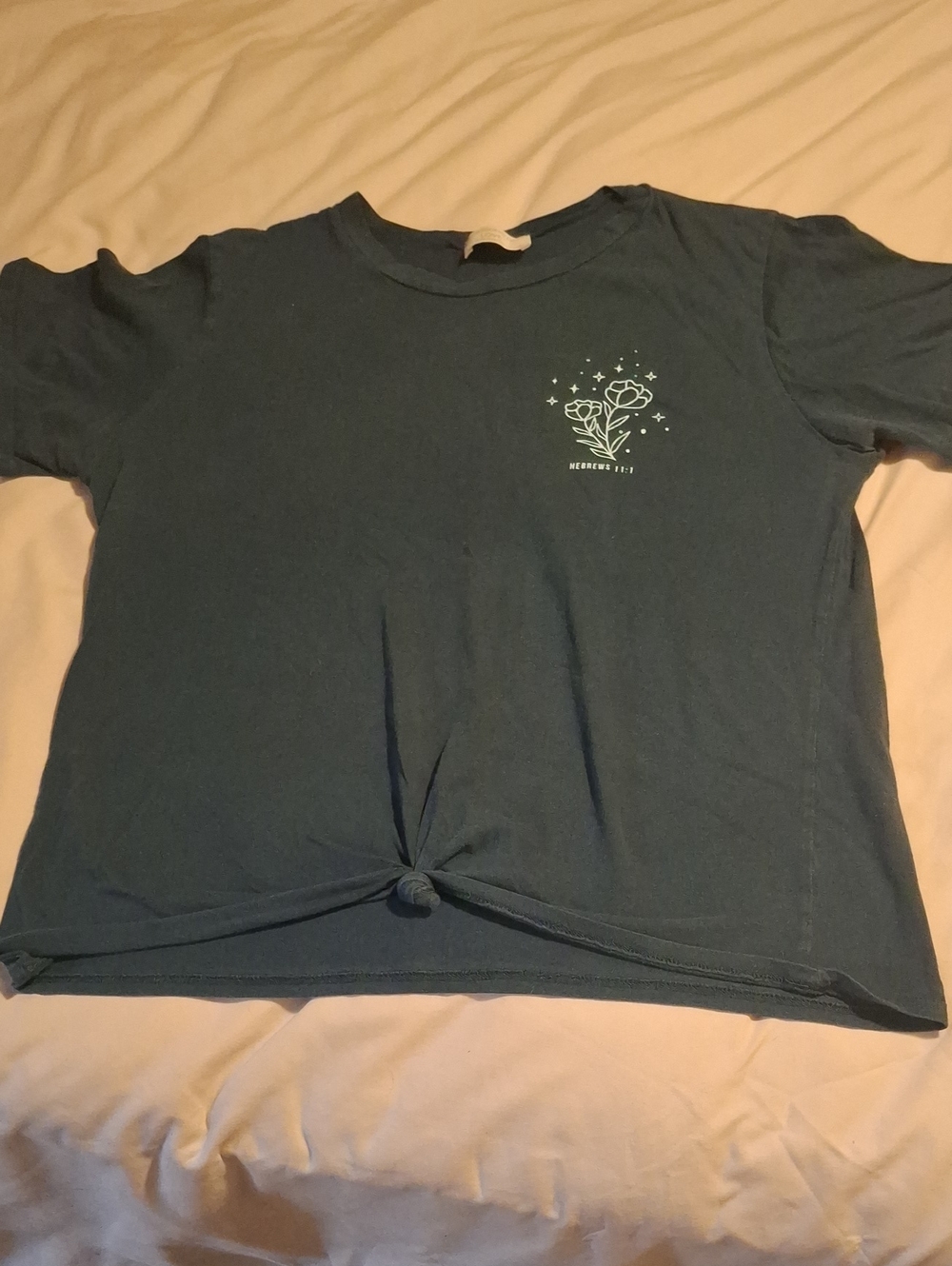 Philosophy Of Love Teal Hebrews Tee
